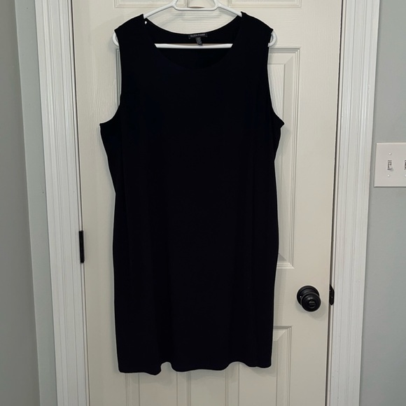 Eileen Fisher Dresses & Skirts - Eileen Fisher Sleeveless Crossover Jersey Dress Size XL Classic Comfort Casual